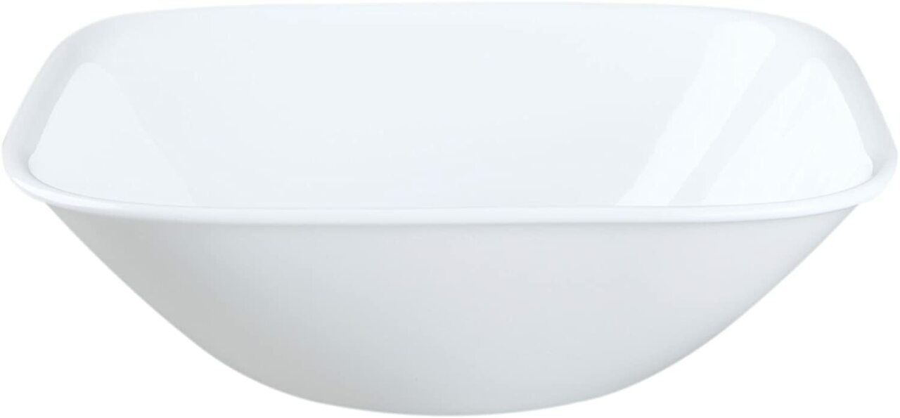 corelle square pure white 1069959 soup cereal bowl 22 oz image 1