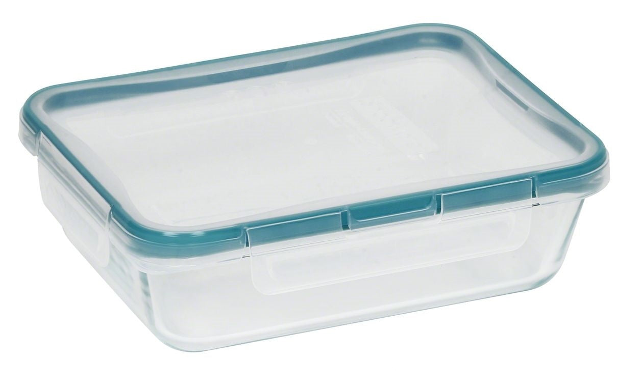 snapware total solution pyrex glass food storage rectangle 1112403 6 cup image 1