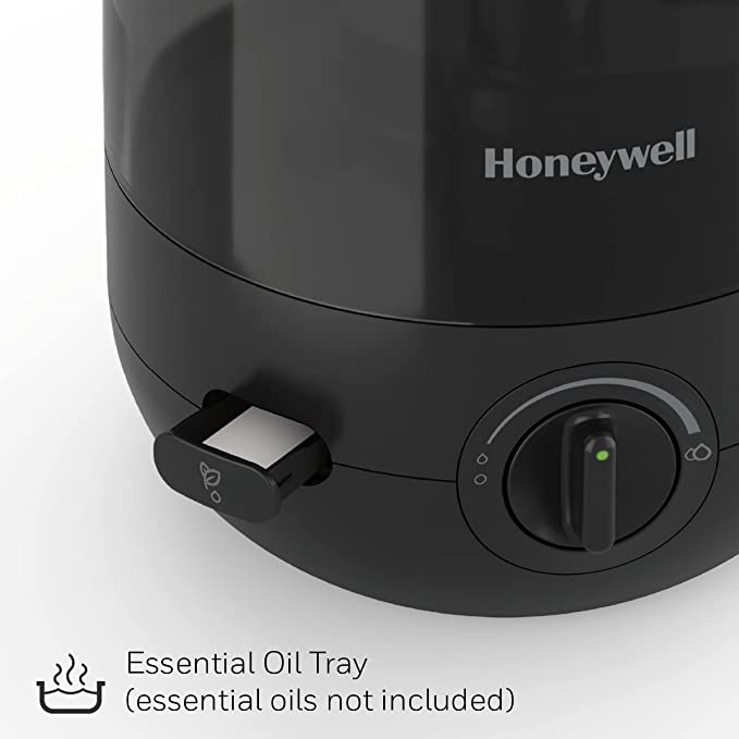 honeywell cool mist ultrasonic humidifier 1 0 gallon ultra comfort black hul 545bc image 2