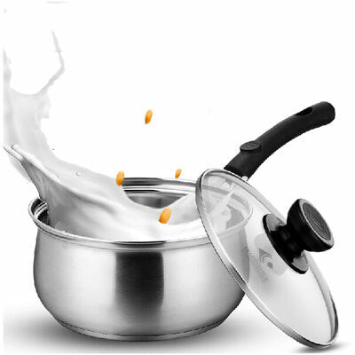 charms stainless steel sauce pan with glass lid 16jac10 16cm image 1
