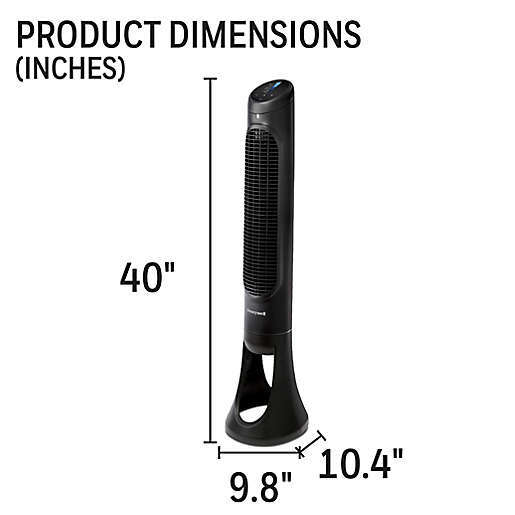 honeywell tower fan 40 5 speed quietset with timer remote control hyf260bcm1 image 4