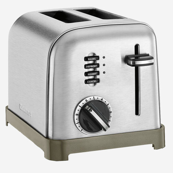 cuisinart metalclassic toaster 2 slice brushed s s cpt 160c image 3