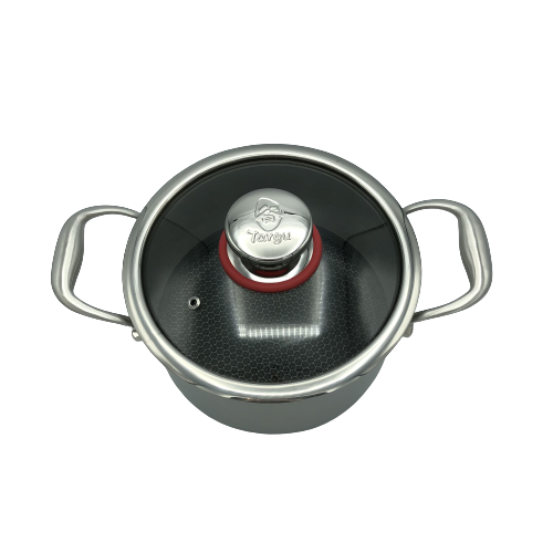 targu hybrid dutch oven 20cm with glass lid bc hw20dog image 2