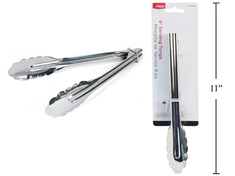 luciano 9 metal serving tongs 80463 image 3