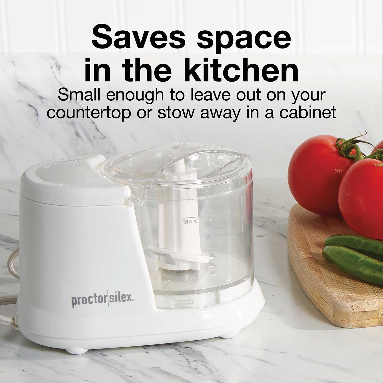 proctor silex chopper 1 5 cup white 72500ps image 5