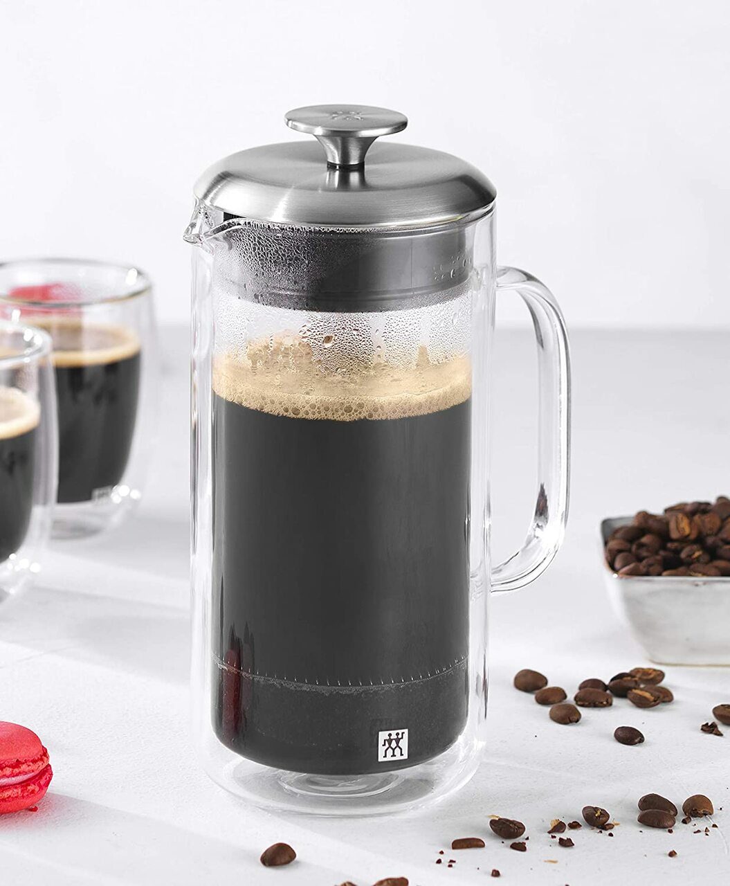 zwilling sorrento plus french press 39500 300 double wall glass 750ml image 3