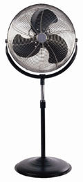 optimus industrial grade high velocity stand fan f4184 18 3 speed image 1