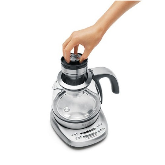 breville the smart tea infuser compact kettle 1 0l brushed s s amp glass body btm500clr image 4