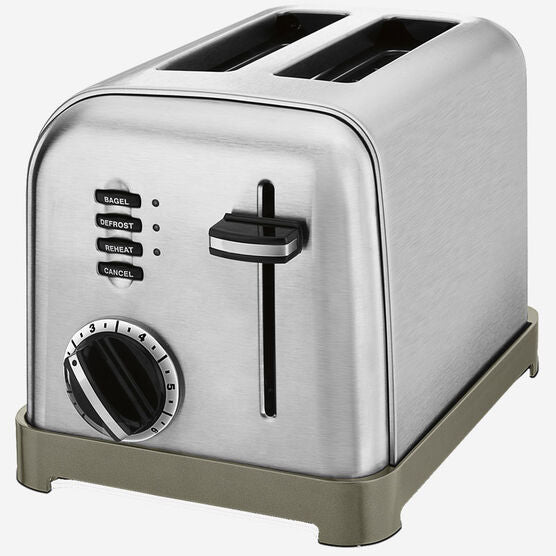 cuisinart metalclassic toaster 2 slice brushed s s cpt 160c image 2
