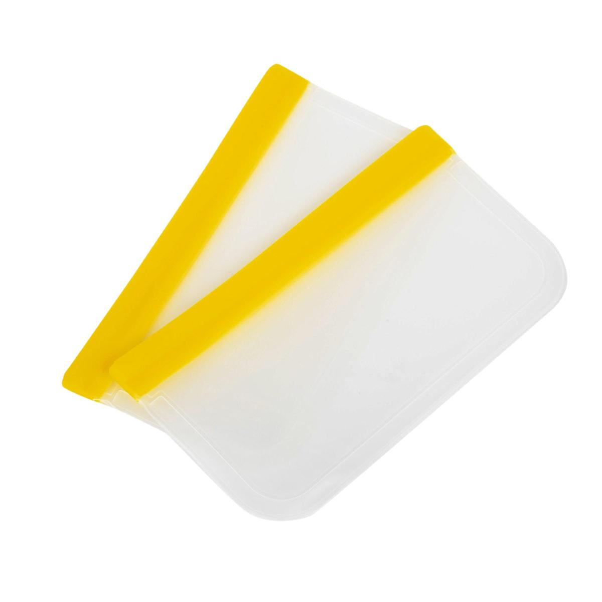 luciano 8 1 4 x 4 1 2 resuse bag silicone set of 2 80601 image 2