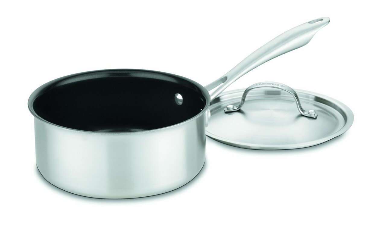 cuisinart 2 qt saucepan tri ply non stick green ggt19 18 image 1
