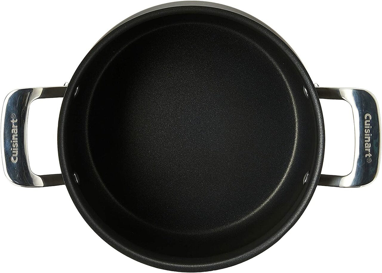 cuisinart dutch oven 6445 22 5 quart hard anodized with glass cover image 3