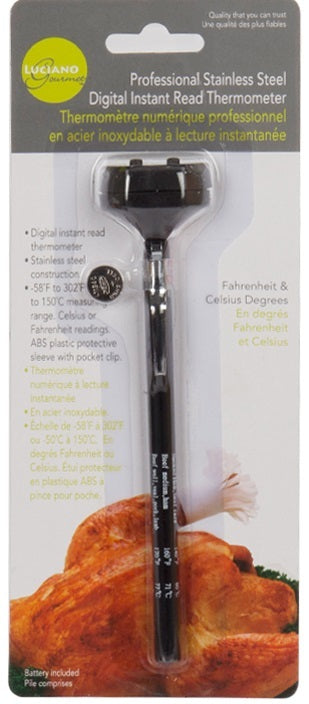 luciano digital instant read thermometer 70641 image 1