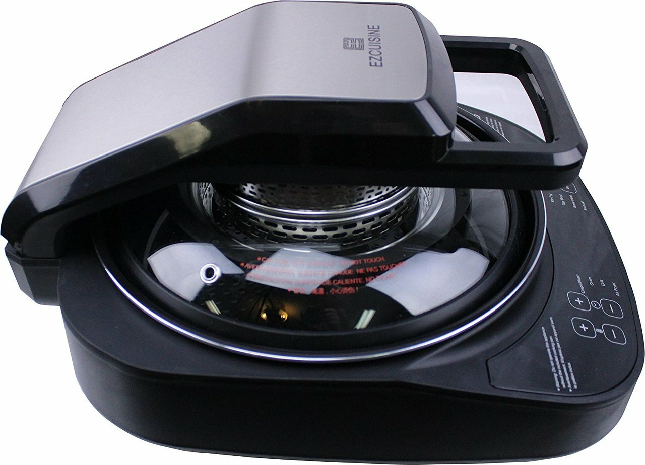 airgo 5 in 1 cooking system ap360 crepe naan maker mini oven indoor grill air fryer robotic stir fryer image 8