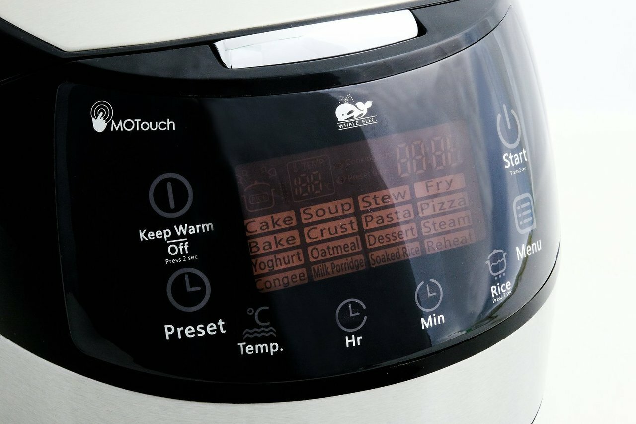 whale rice cooker 8 cup whrc1500 16 function touch control image 2