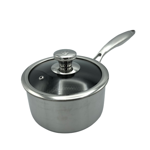 targu hybrid sauce pan 16cm with glass lid bc hw16spg image 1