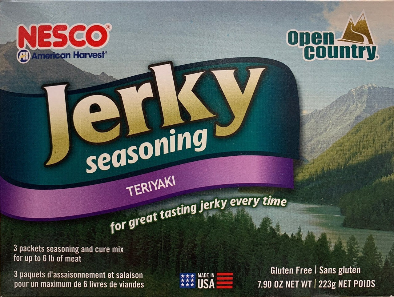 nesco jerky spice 3 pack bjt6 teriyaki image 1