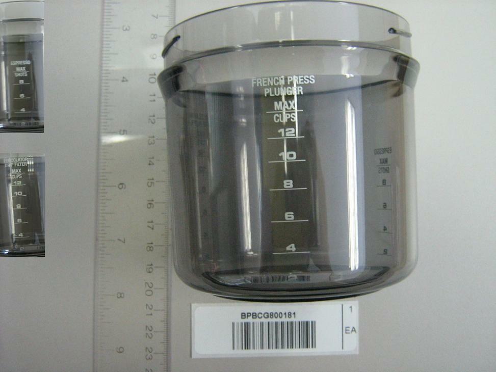 breville sp0013200 repl ground container for bcg800 820 smart grinder image 1