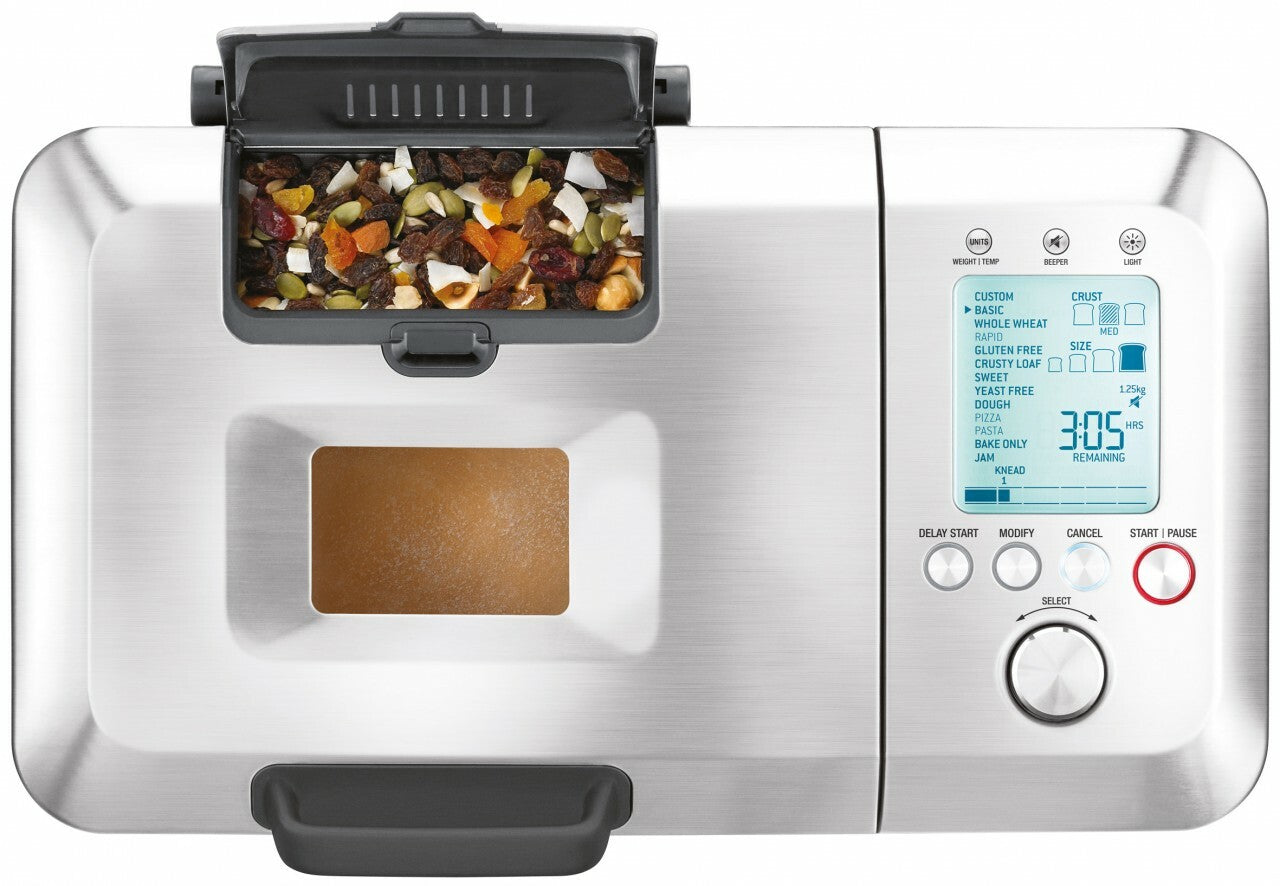 breville bread maker bbm800xl 2 5 lb with nut dispensor image 4