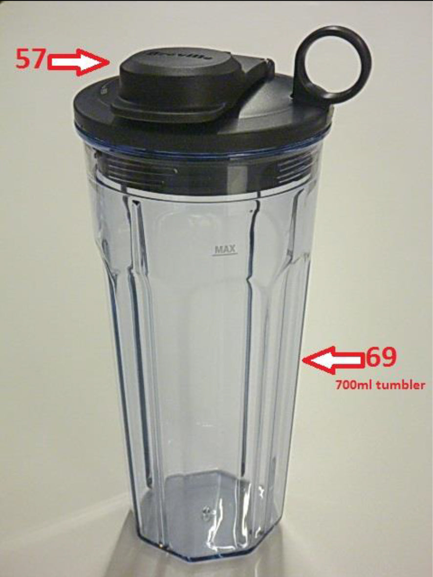 breville sp0008983 repl 700ml tumbler lid sold separately for bpb625xl special order image 2