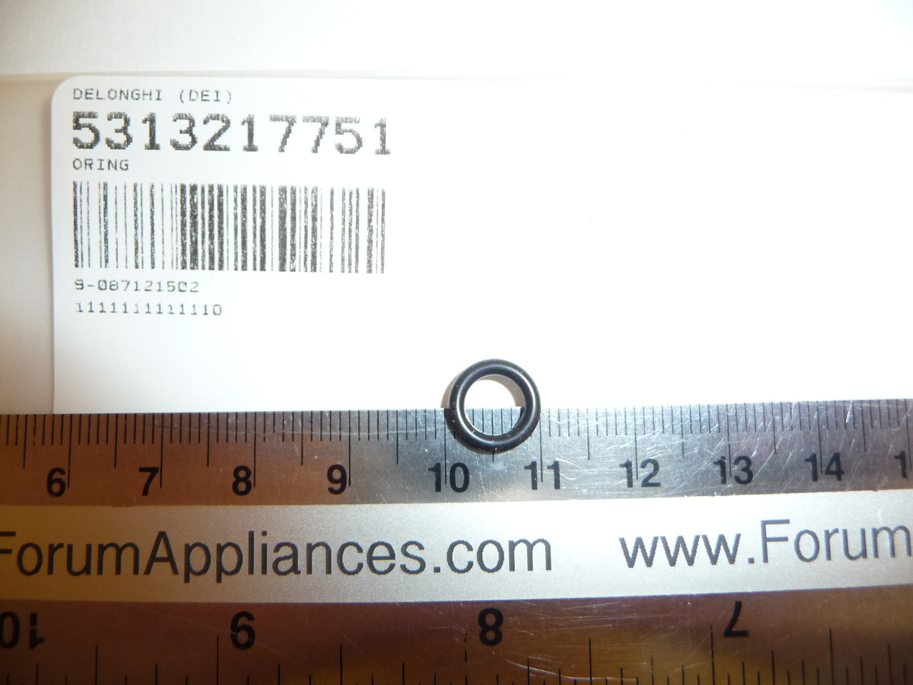 delonghi generator o ring small black image 2