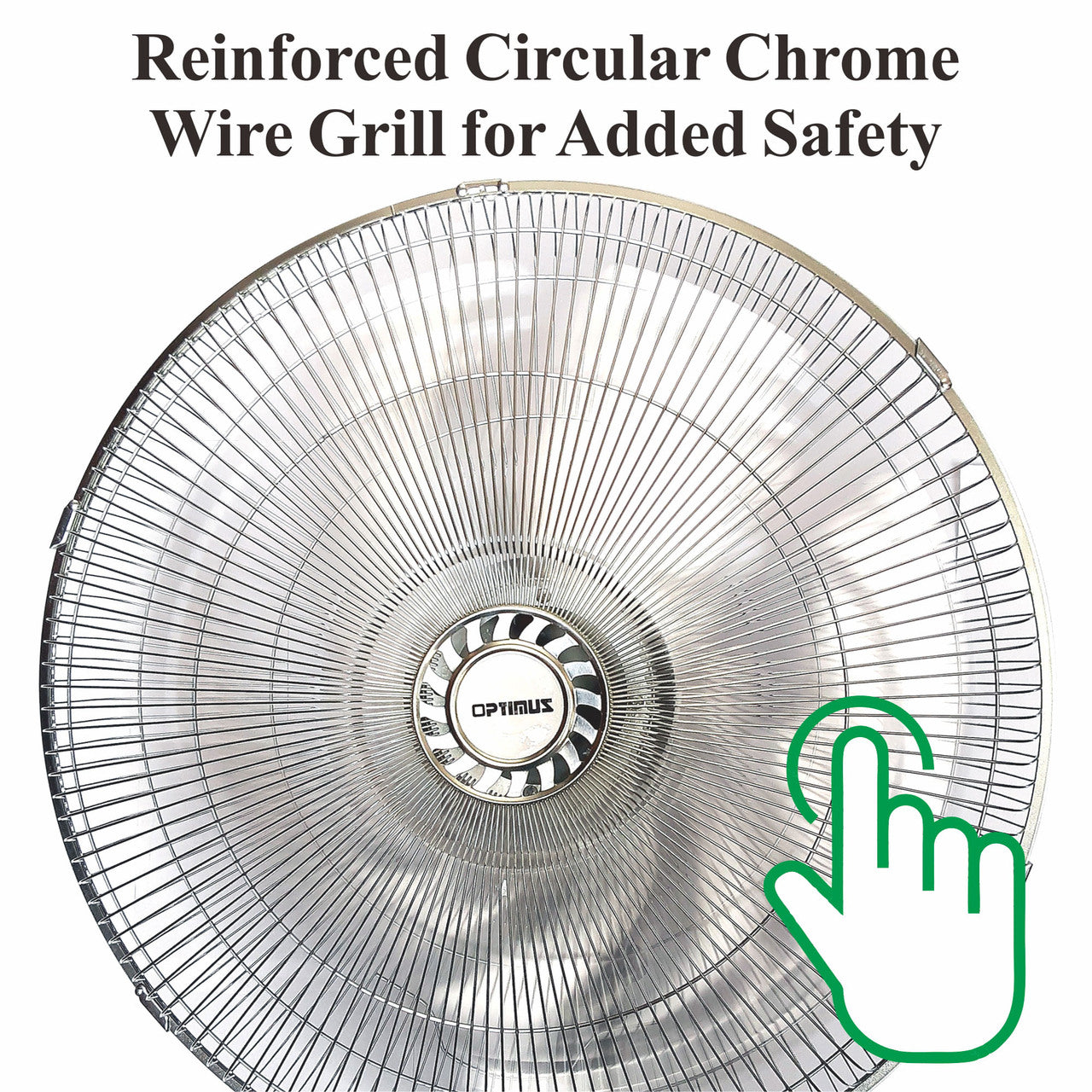 optimus wall mounted fan high velocity 18 f 4187 image 7