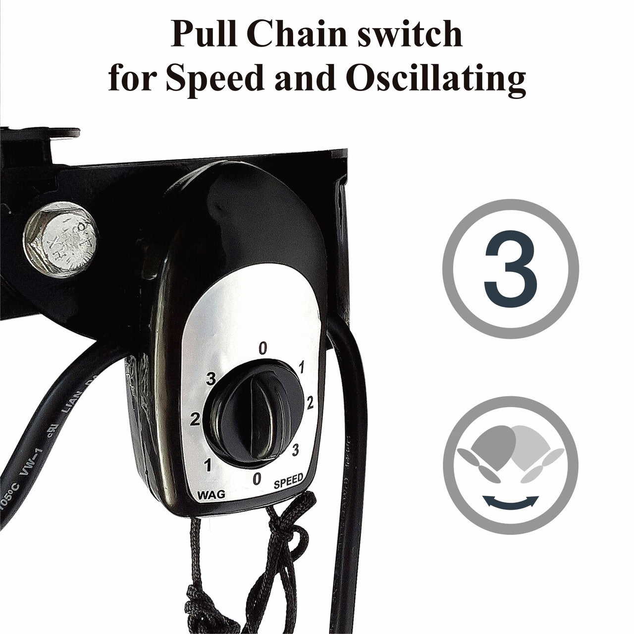 optimus wall mounted fan high velocity 18 f 4187 image 3