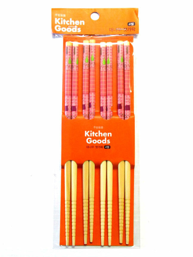 bamboo chopstick f233 4 pairs image 1