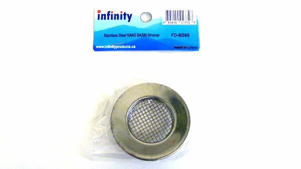 stainless steel hand basin strainer fdbs60 60mm image 1