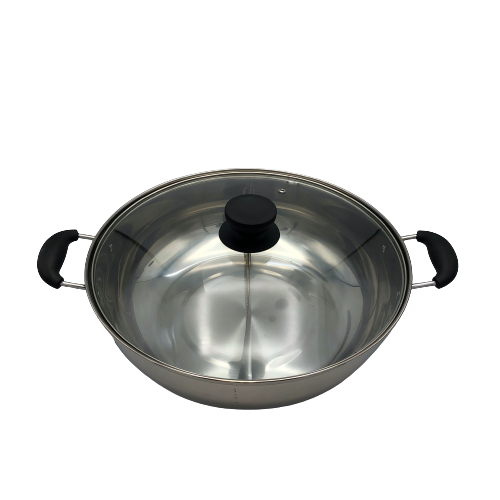 charms split hot pot 32cm stainless steel 32 cs034 image 1