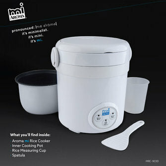 aroma mi digital rice cooker mrc903d 1 5 cups white image 5