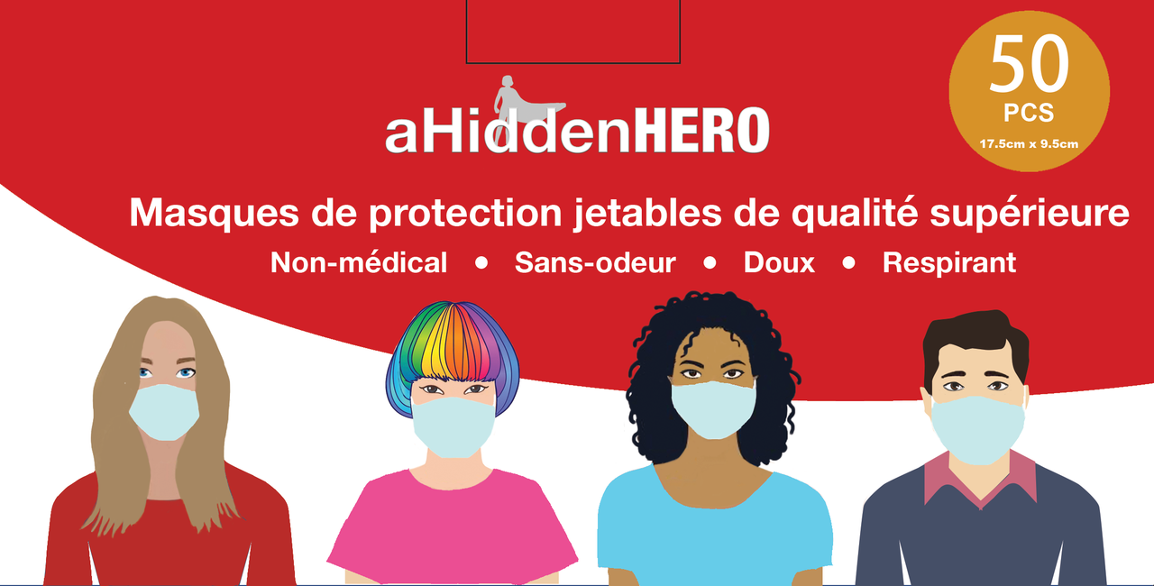 ahiddenhero premium disposable face mask 50 pcs image 6