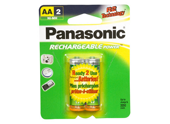 panasonic rechargeable batteries hhr3mpa2bc aa 2 pack r2 technology image 1