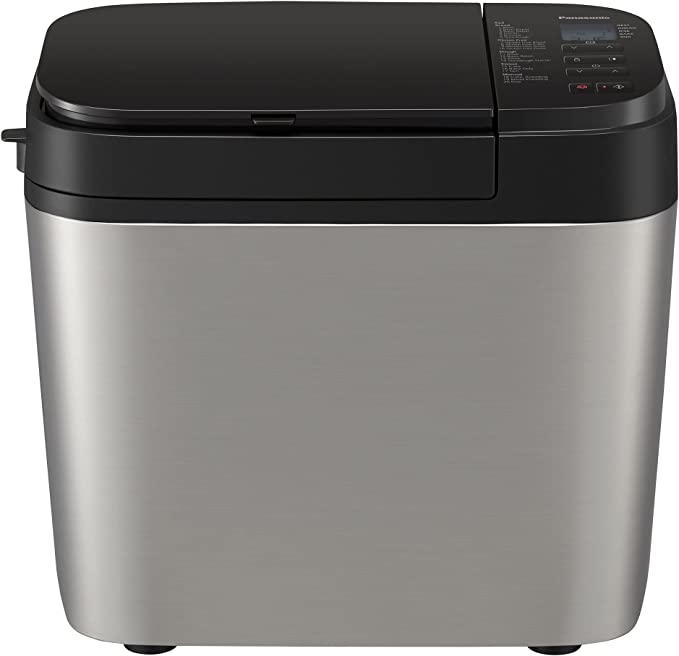 panasonic bread maker 2 lb capacity makes gluten free bread cake amp dough s s amp black sd r2550s image 1