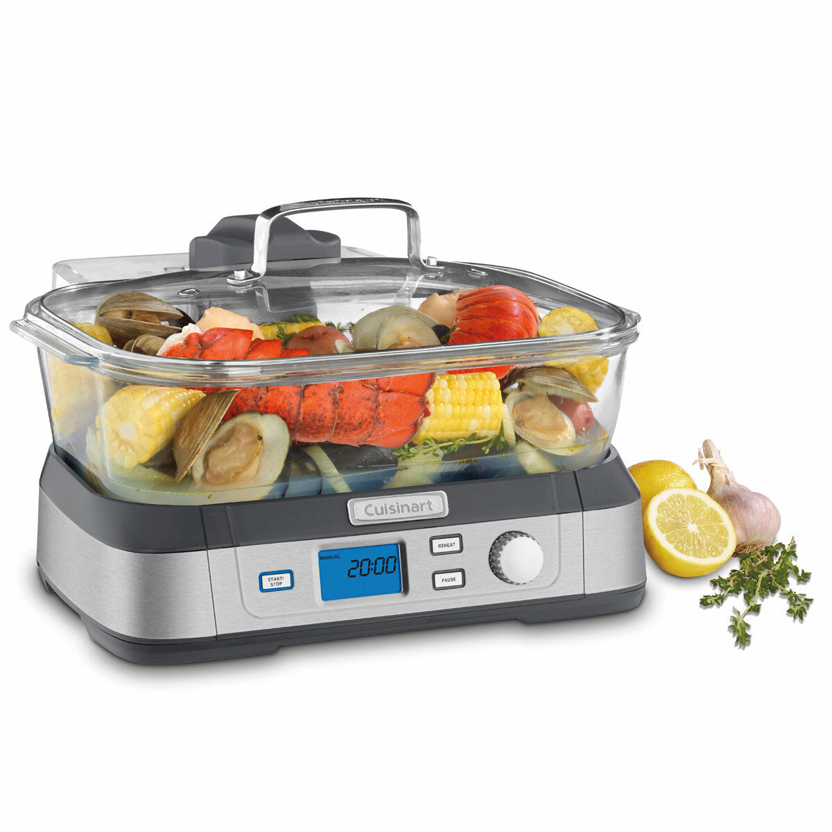 cuisinart food steamer stm1000c cookfresh digitial glass steamer image 3