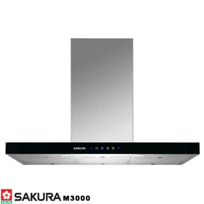 sakura kitchen rangehood m3000 wall mounted chimney style image 1