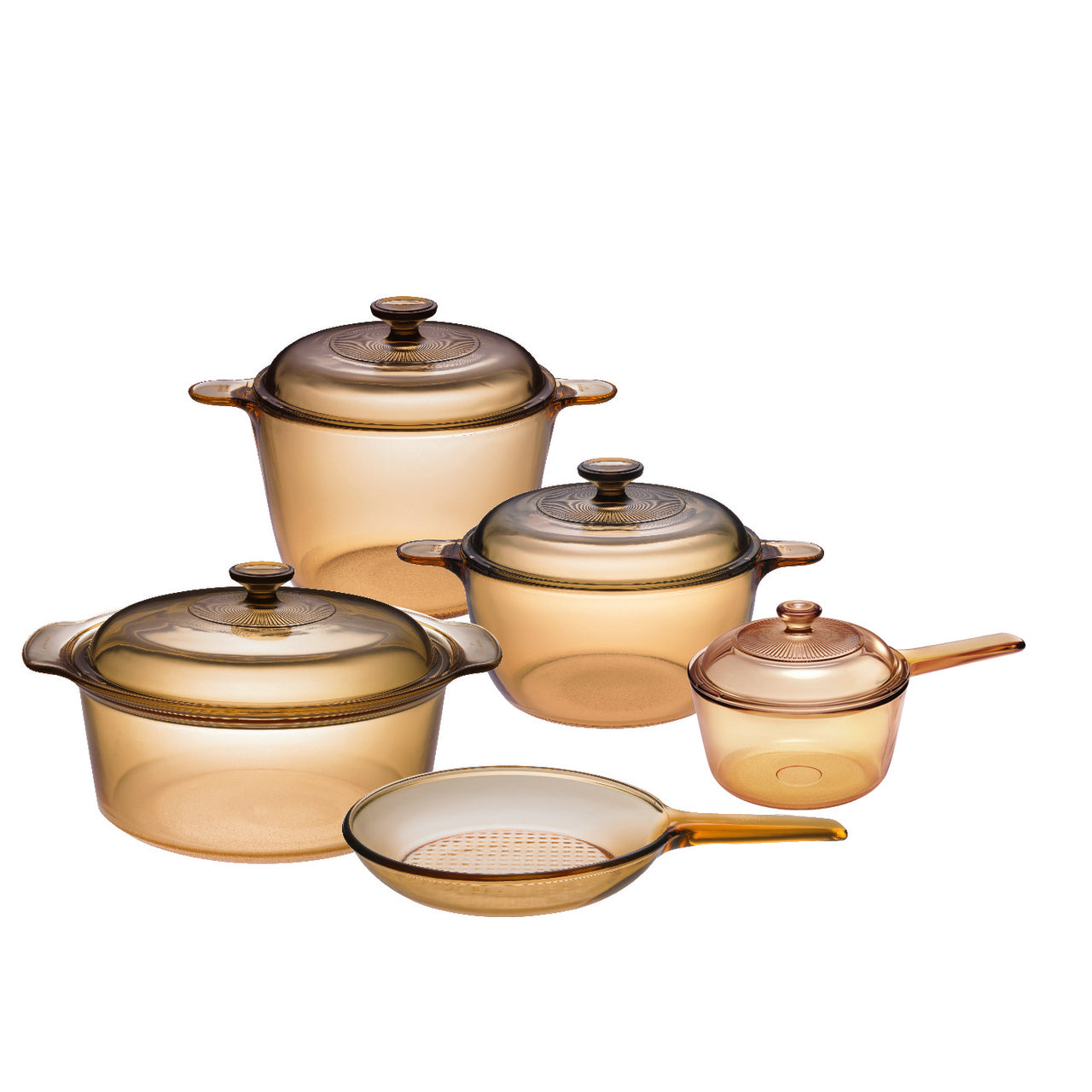 visions glass cookware set vs339 9 pieces image 1
