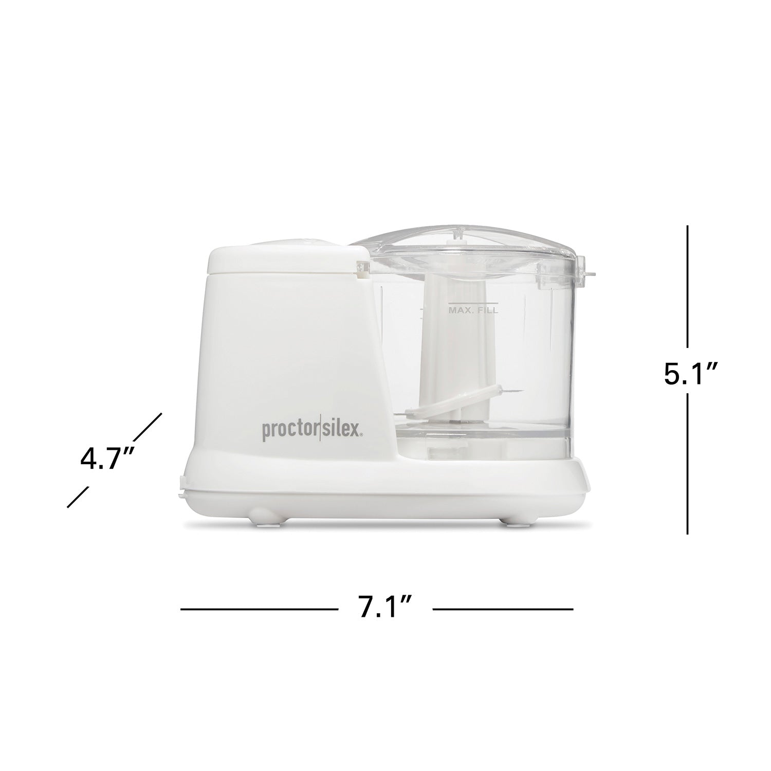 proctor silex chopper 1 5 cup white 72500ps image 7