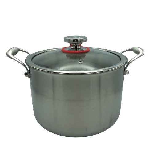 targu hybrid stock pot 24cm with glass lid bc hw24spg image 1