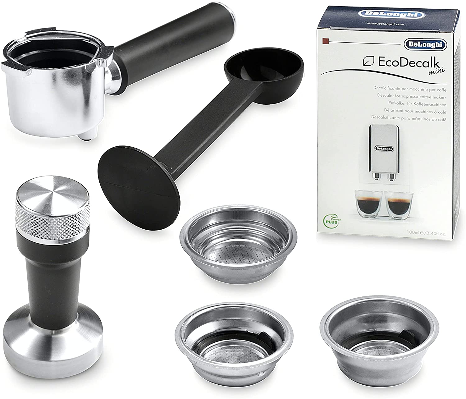delonghi dedica arte espresso maker 15 bar pump 1300w compact design s s ec885m image 4