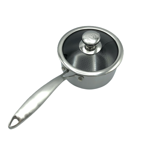 targu hybrid sauce pan 16cm with glass lid bc hw16spg image 2