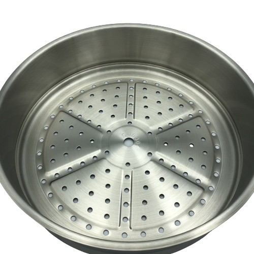 healthy bear s s steaming tray 34cm for hybrid wok bc hw34st image 2