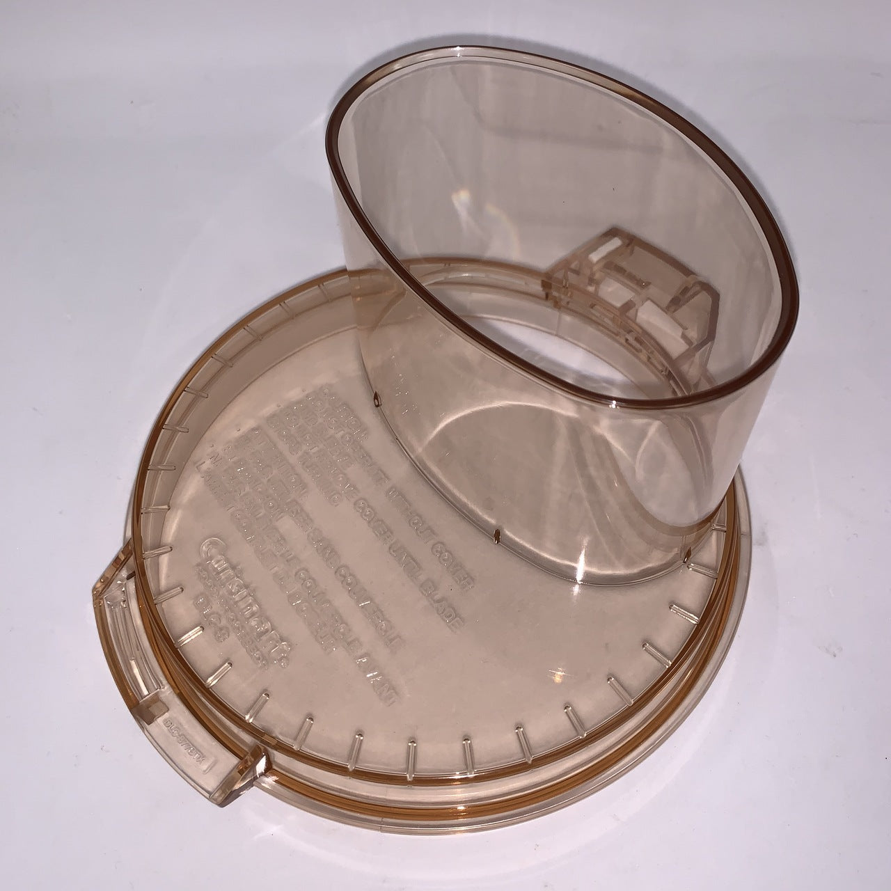 cuisinart cover w large feed tube amber for dlc 8 special order image 3