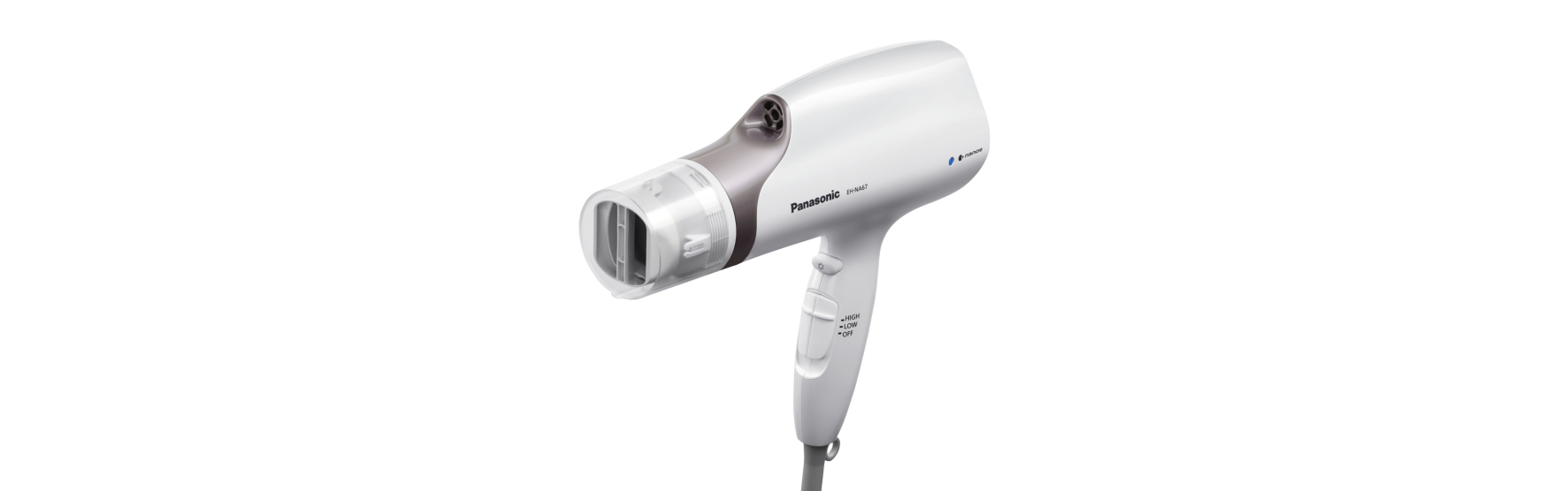 panasonic hair dryer with nanoe particles white eh na67 image 3