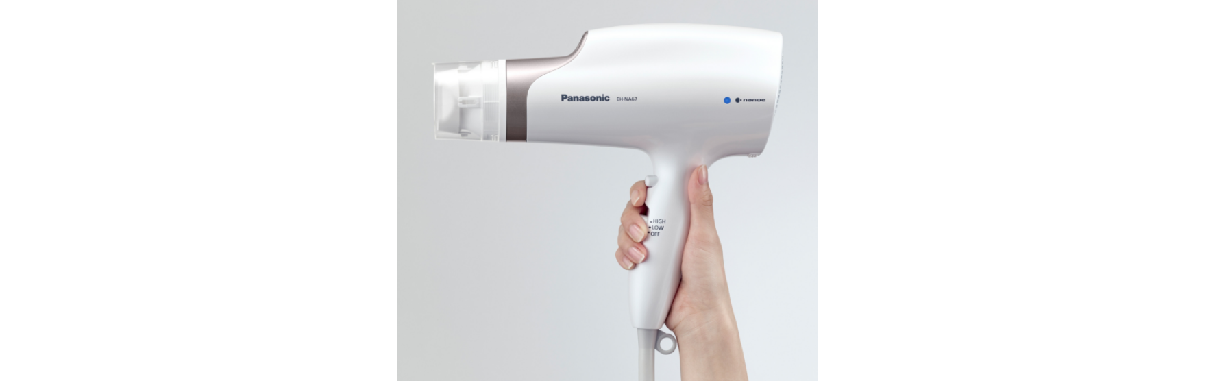 panasonic hair dryer with nanoe particles white eh na67 image 4