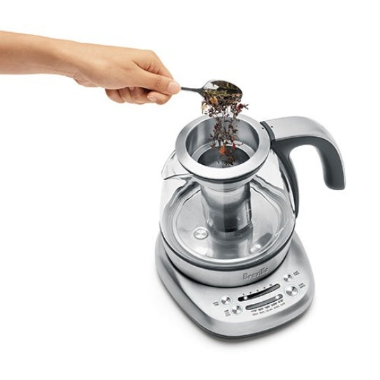 breville the smart tea infuser compact kettle 1 0l brushed s s amp glass body btm500clr image 5