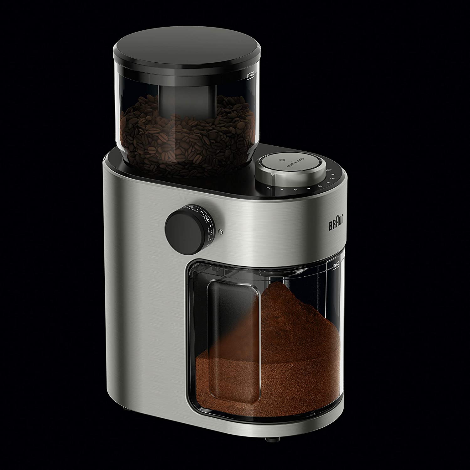 braun coffee grinder 12 cup removable container kg 7070 image 3
