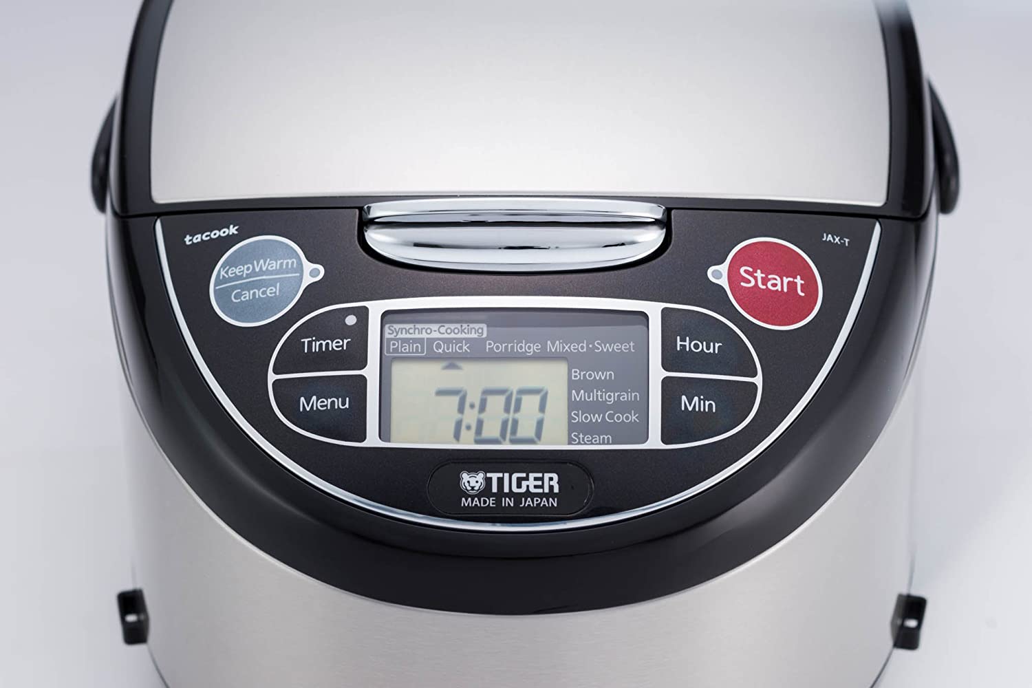 tiger rice cooker 5 5 cup multi function s s black jax t10u image 4