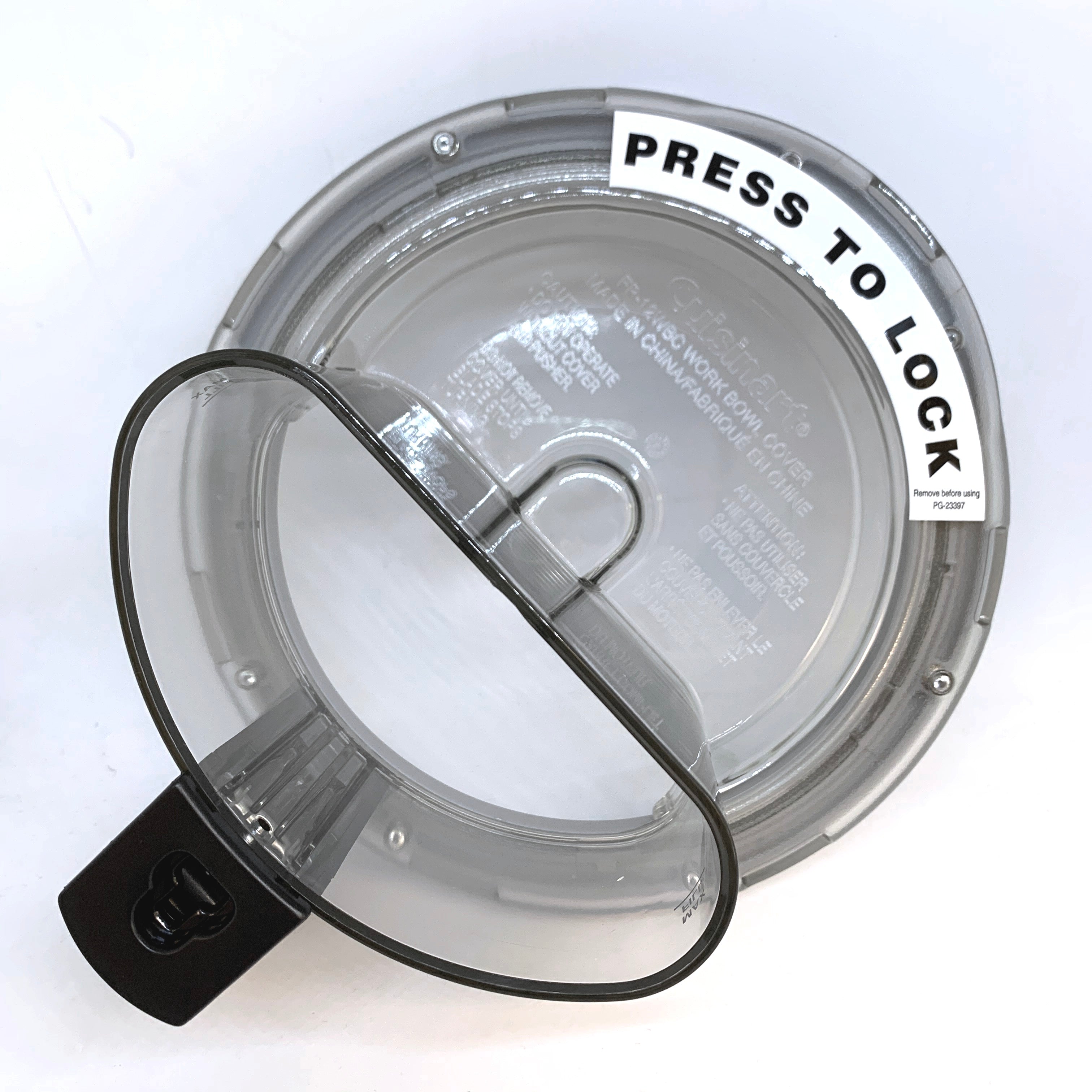 cuisinart work bowl lid black for fp 12dcc fp 12bkc image 2