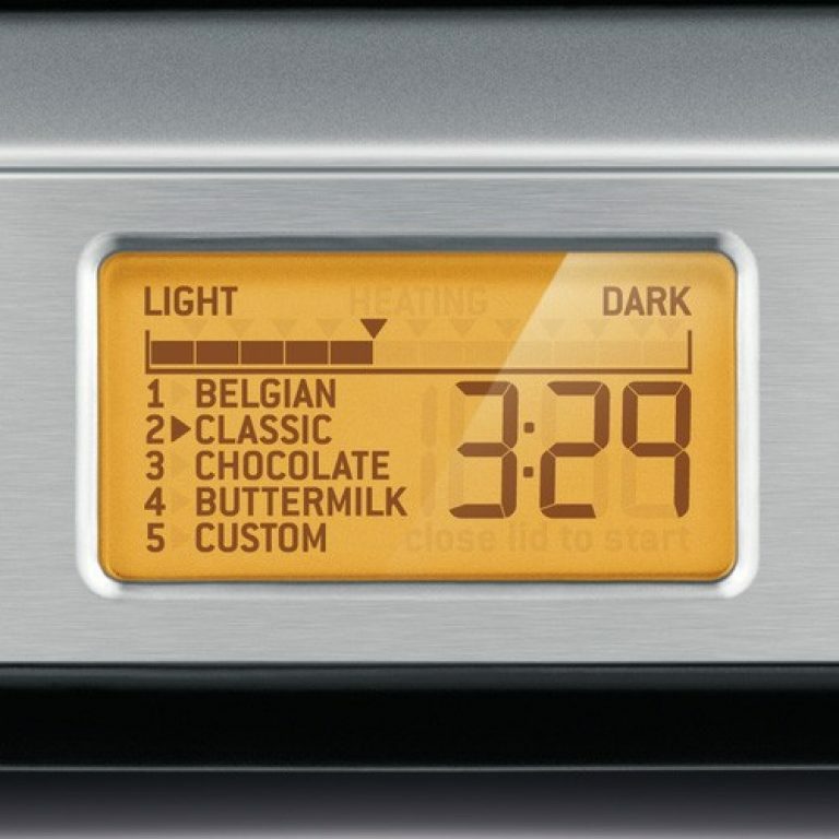 breville waffle maker bwm620xl 1000w 2 slice with waffleiq image 3
